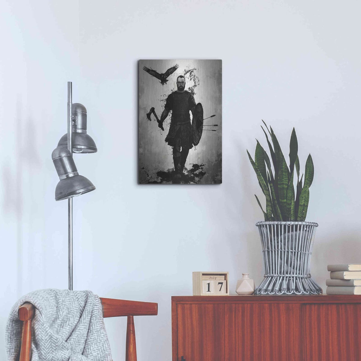 'To Valhalla' by Nicklas Gustafsson – Metal Wall Art, 16x24 room view