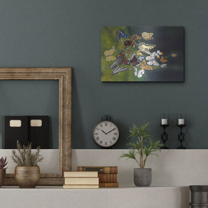 Luxe Metal Art 'Butterflies' by Harro Maass, Metal Wall Art,16x12