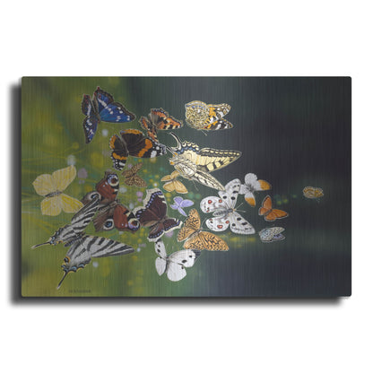 Luxe Metal Art 'Butterflies' by Harro Maass, Metal Wall Art