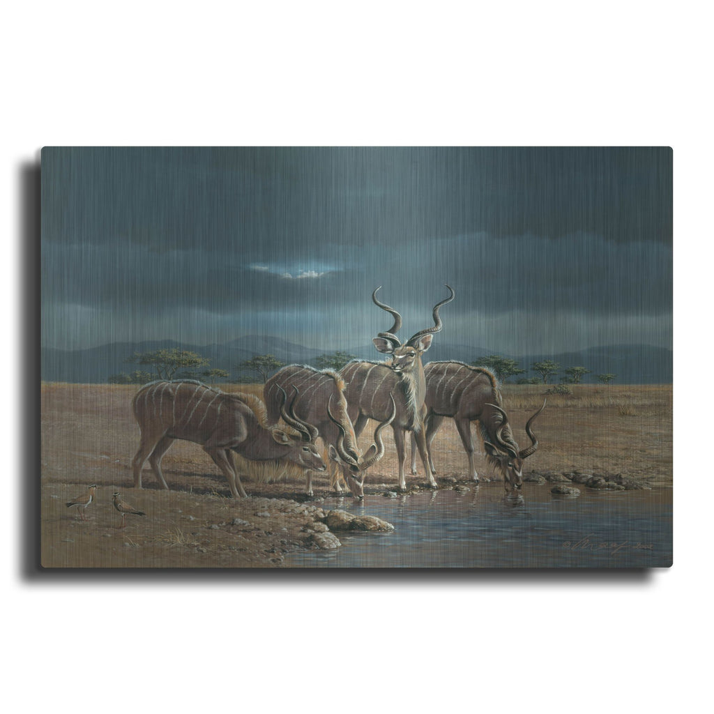 Luxe Metal Art 'Greater Kudus' by Harro Maass, Metal Wall Art