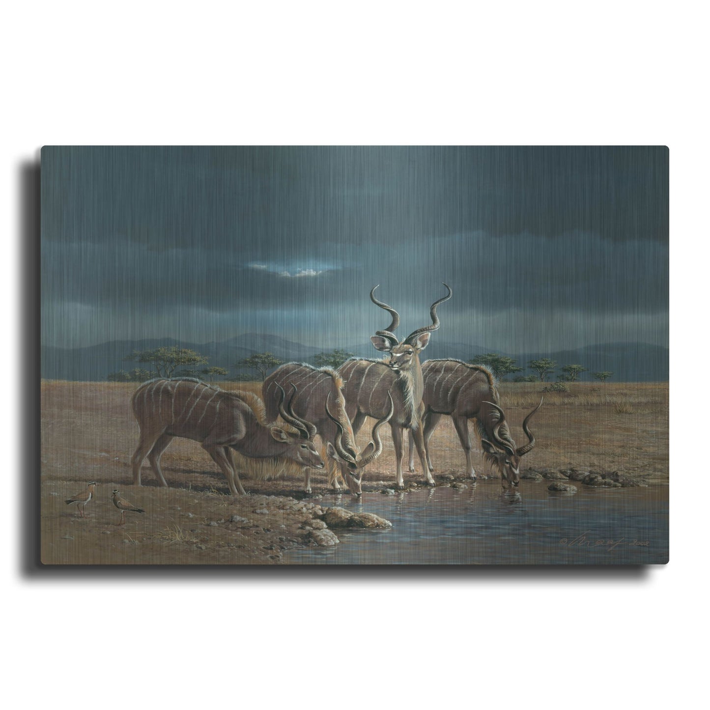 Luxe Metal Art 'Greater Kudus' by Harro Maass, Metal Wall Art