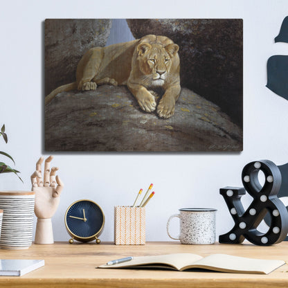 Luxe Metal Art 'Lioness' by Harro Maass, Metal Wall Art,16x12
