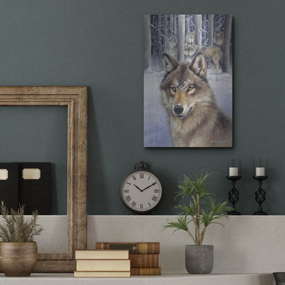 Luxe Metal Art 'Wolfpack' by Harro Maass, Metal Wall Art,12x16