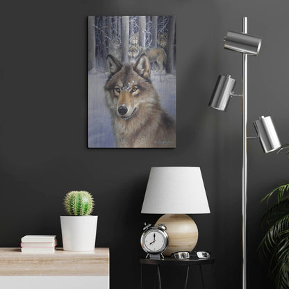 Luxe Metal Art 'Wolfpack' by Harro Maass, Metal Wall Art,16x24