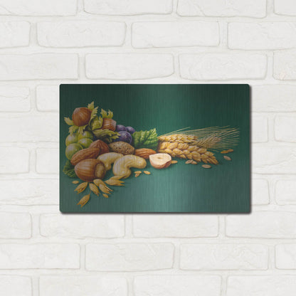 Luxe Metal Art 'Nuts' by Harro Maass, Metal Wall Art,16x12