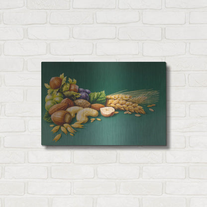 Luxe Metal Art 'Nuts' by Harro Maass, Metal Wall Art,24x16