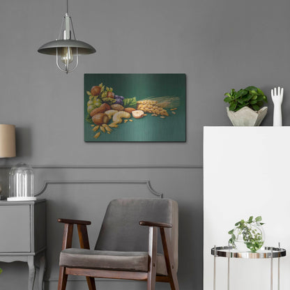 Luxe Metal Art 'Nuts' by Harro Maass, Metal Wall Art,24x16