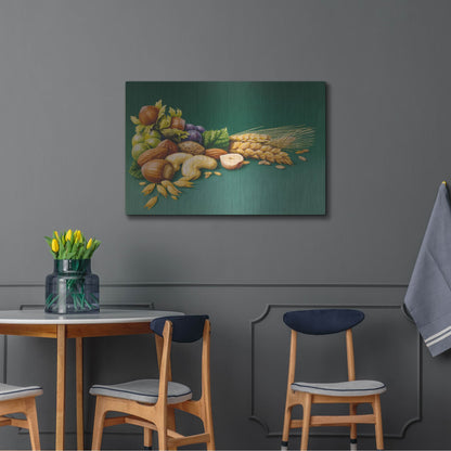 Luxe Metal Art 'Nuts' by Harro Maass, Metal Wall Art,36x24