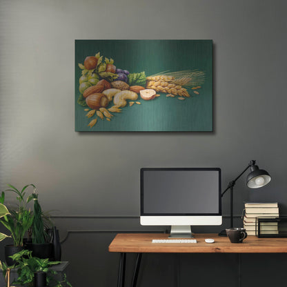 Luxe Metal Art 'Nuts' by Harro Maass, Metal Wall Art,36x24