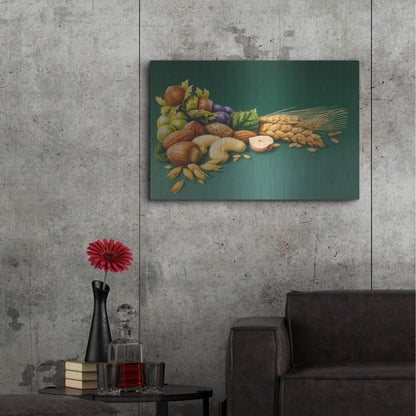 Luxe Metal Art 'Nuts' by Harro Maass, Metal Wall Art,36x24