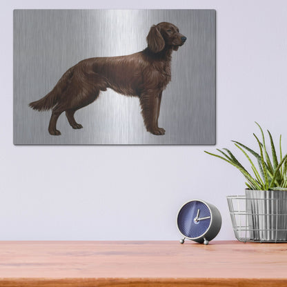 Luxe Metal Art 'Irish Setters' by Harro Maass, Metal Wall Art,16x12