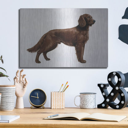 Luxe Metal Art 'Irish Setters' by Harro Maass, Metal Wall Art,16x12