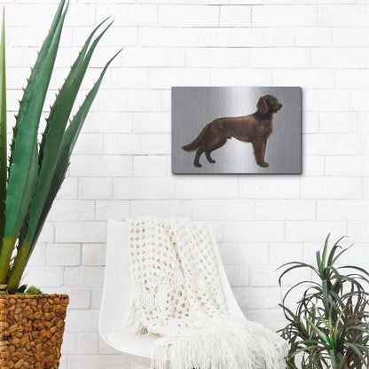 Luxe Metal Art 'Irish Setters' by Harro Maass, Metal Wall Art,16x12