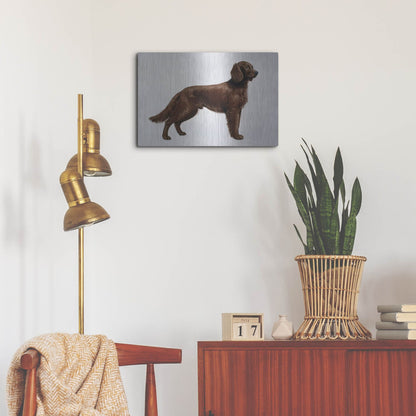 Luxe Metal Art 'Irish Setters' by Harro Maass, Metal Wall Art,24x16