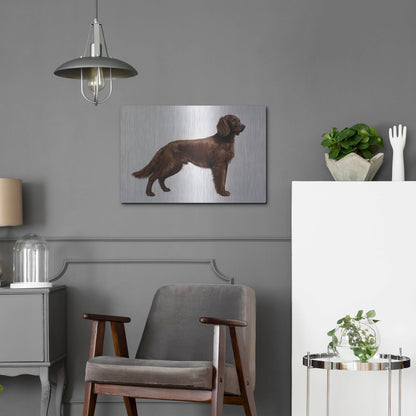 Luxe Metal Art 'Irish Setters' by Harro Maass, Metal Wall Art,24x16