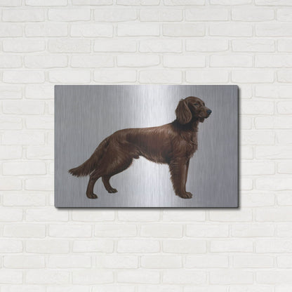 Luxe Metal Art 'Irish Setters' by Harro Maass, Metal Wall Art,36x24