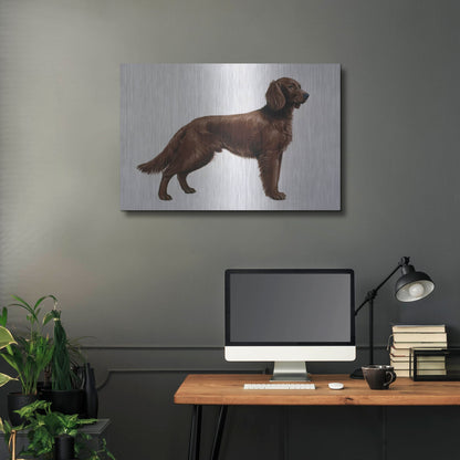 Luxe Metal Art 'Irish Setters' by Harro Maass, Metal Wall Art,36x24