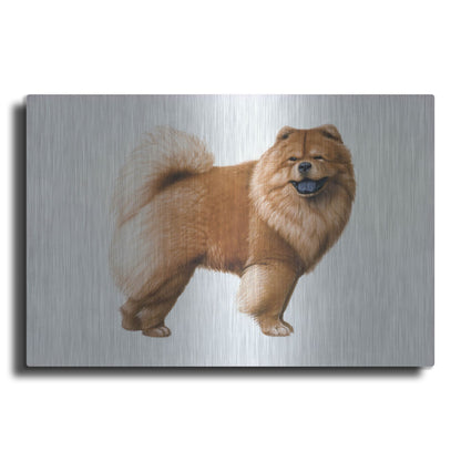 Luxe Metal Art 'Chow Chow' by Harro Maass, Metal Wall Art