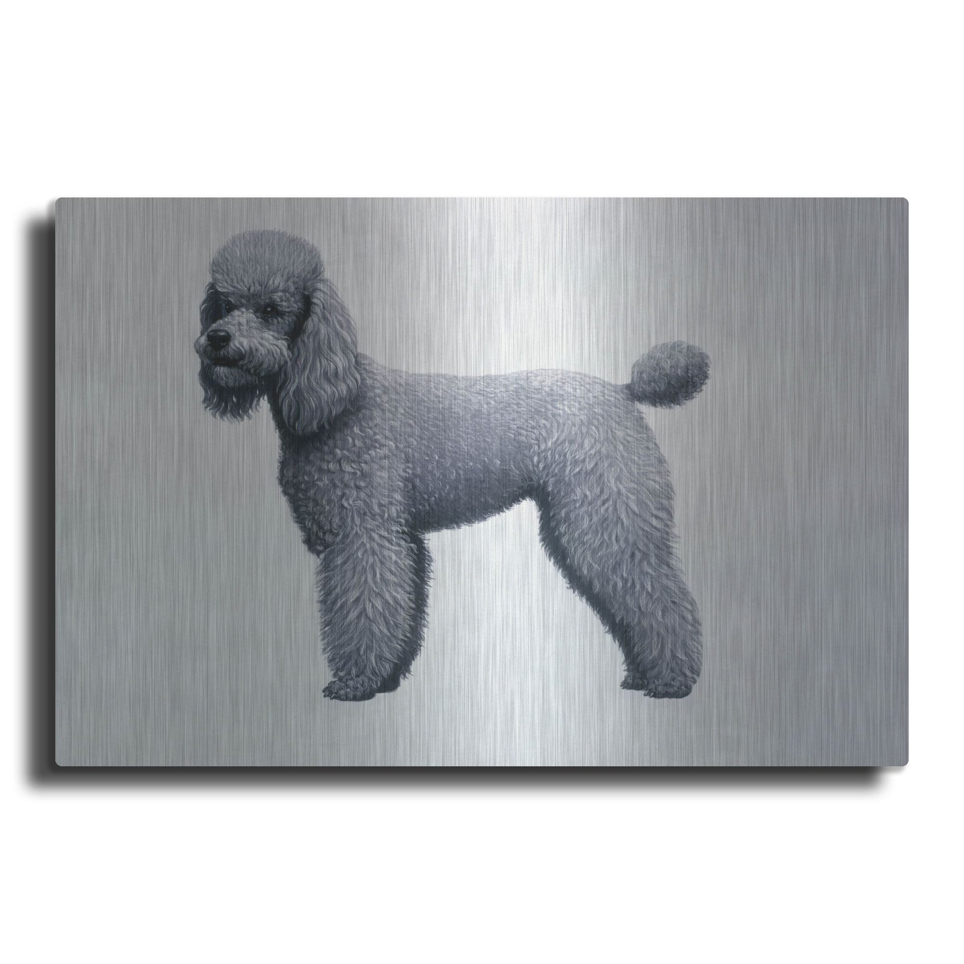 Luxe Metal Art 'Poodle' by Harro Maass, Metal Wall Art