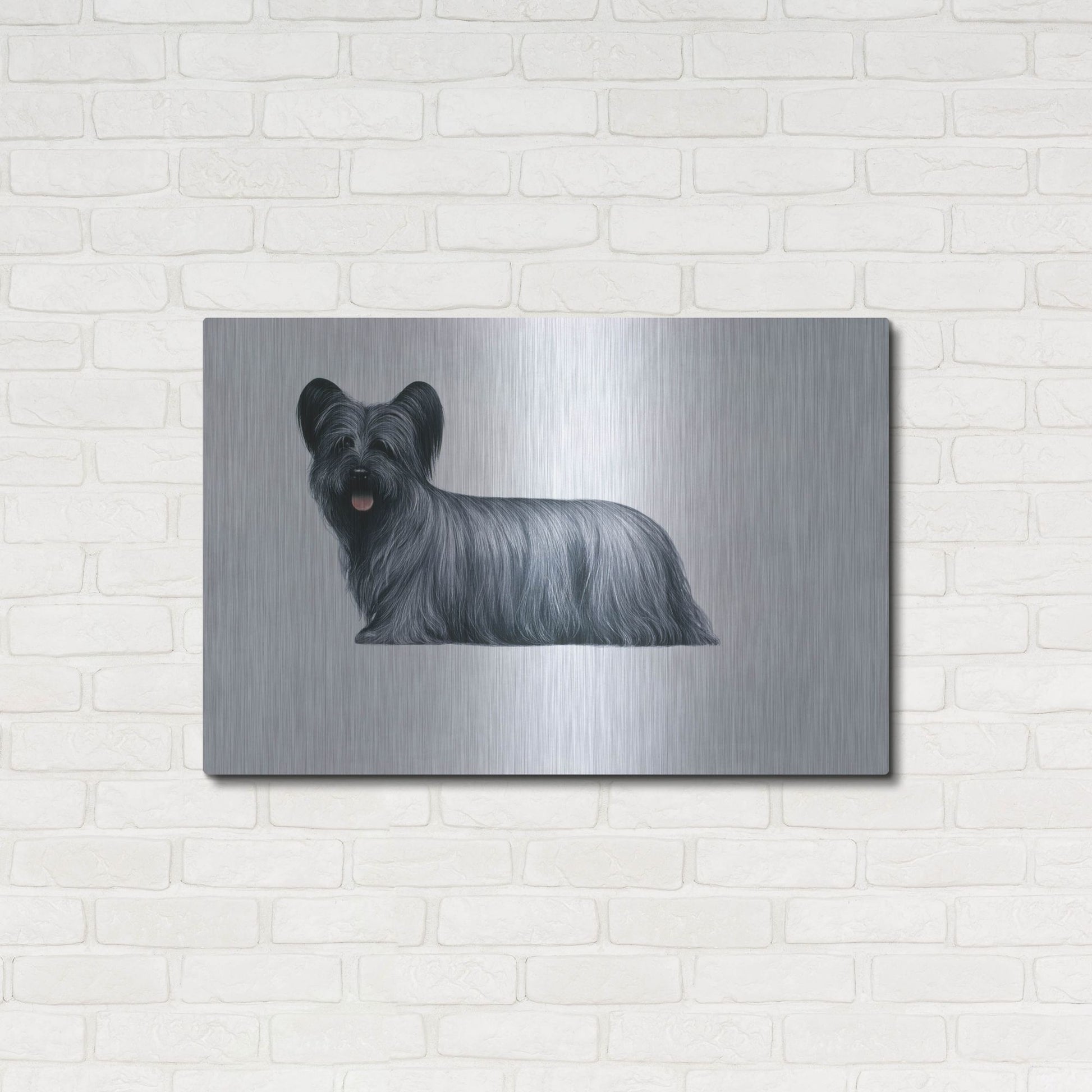 Luxe Metal Art 'Sky Terrier' by Harro Maass, Metal Wall Art,36x24