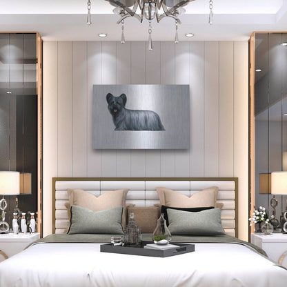 Luxe Metal Art 'Sky Terrier' by Harro Maass, Metal Wall Art,36x24