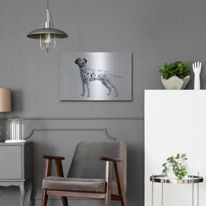 Luxe Metal Art 'Dalmatian' by Harro Maass, Metal Wall Art,24x16
