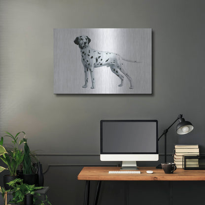 Luxe Metal Art 'Dalmatian' by Harro Maass, Metal Wall Art,36x24