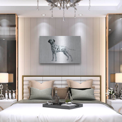 Luxe Metal Art 'Dalmatian' by Harro Maass, Metal Wall Art,36x24