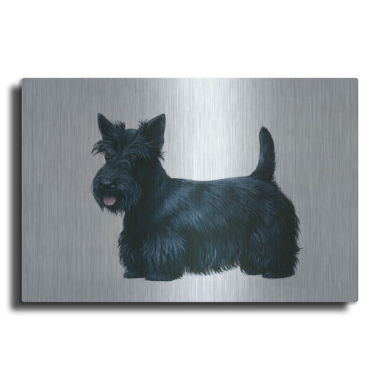 Luxe Metal Art 'Scottish Terrier' by Harro Maass, Metal Wall Art