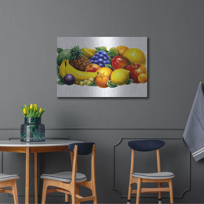 Luxe Metal Art 'Fruit' by Harro Maass, Metal Wall Art,36x24