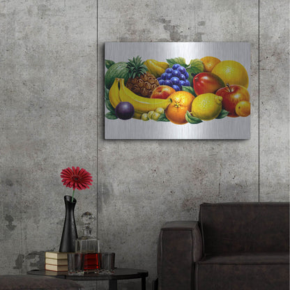 Luxe Metal Art 'Fruit' by Harro Maass, Metal Wall Art,36x24