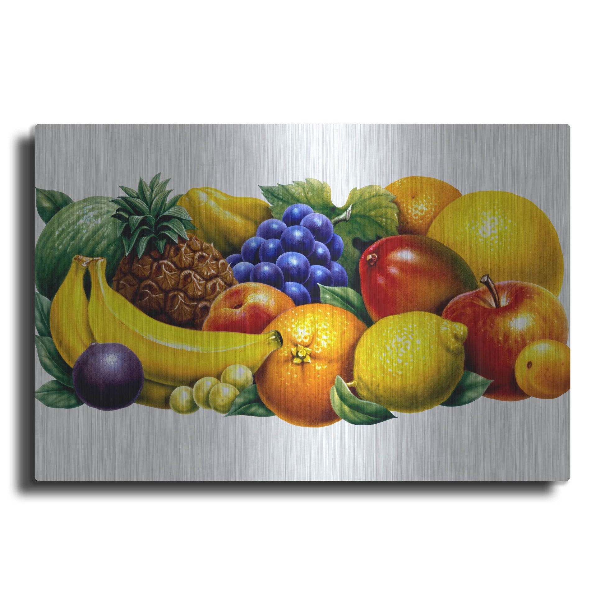 Luxe Metal Art 'Fruit' by Harro Maass, Metal Wall Art