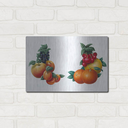 Luxe Metal Art 'Fruit 3' by Harro Maass, Metal Wall Art,16x12