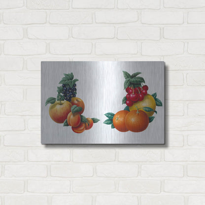 Luxe Metal Art 'Fruit 3' by Harro Maass, Metal Wall Art,24x16