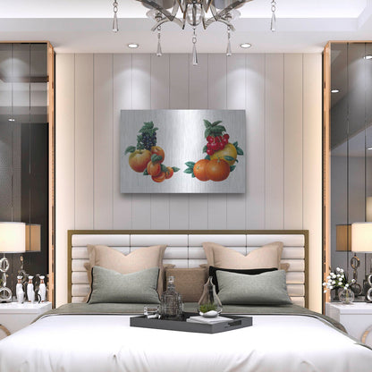 Luxe Metal Art 'Fruit 3' by Harro Maass, Metal Wall Art,36x24