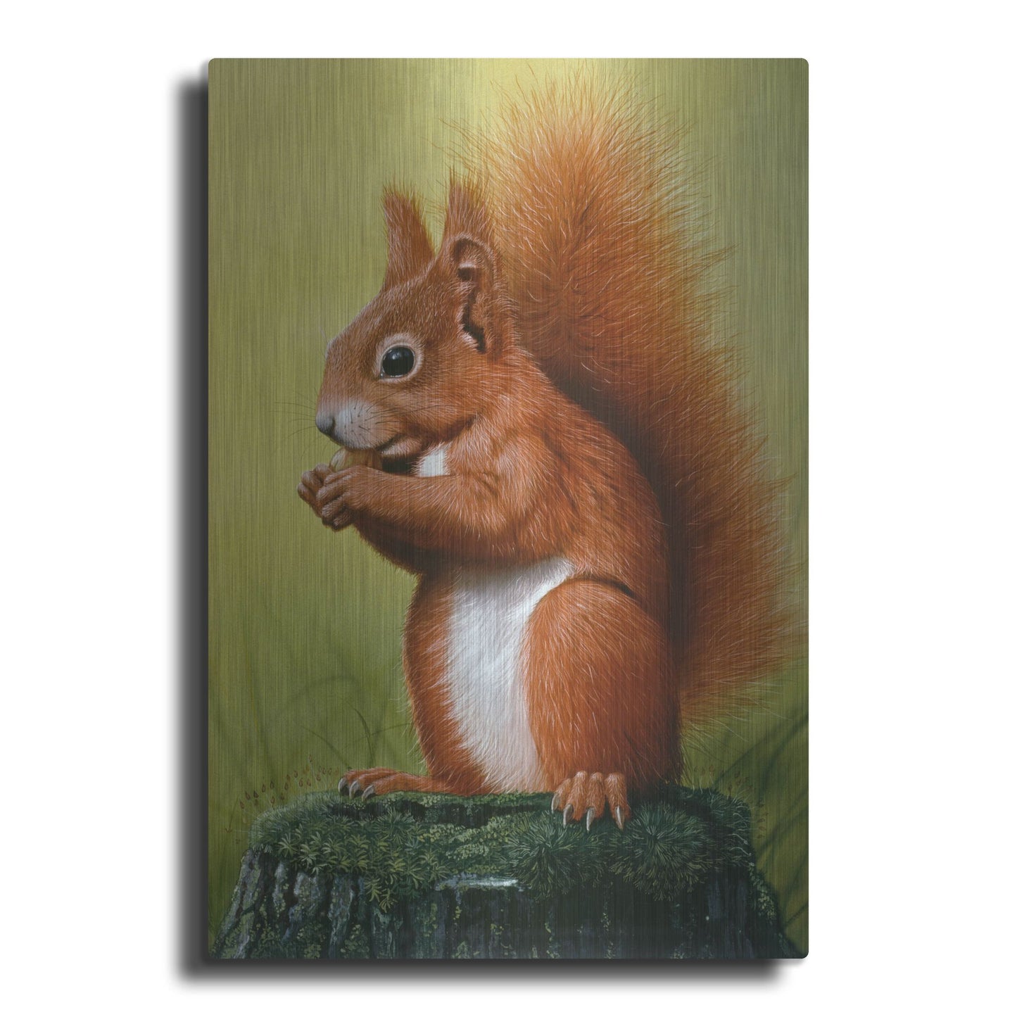 Luxe Metal Art 'Red Squirrel' by Harro Maass, Metal Wall Art