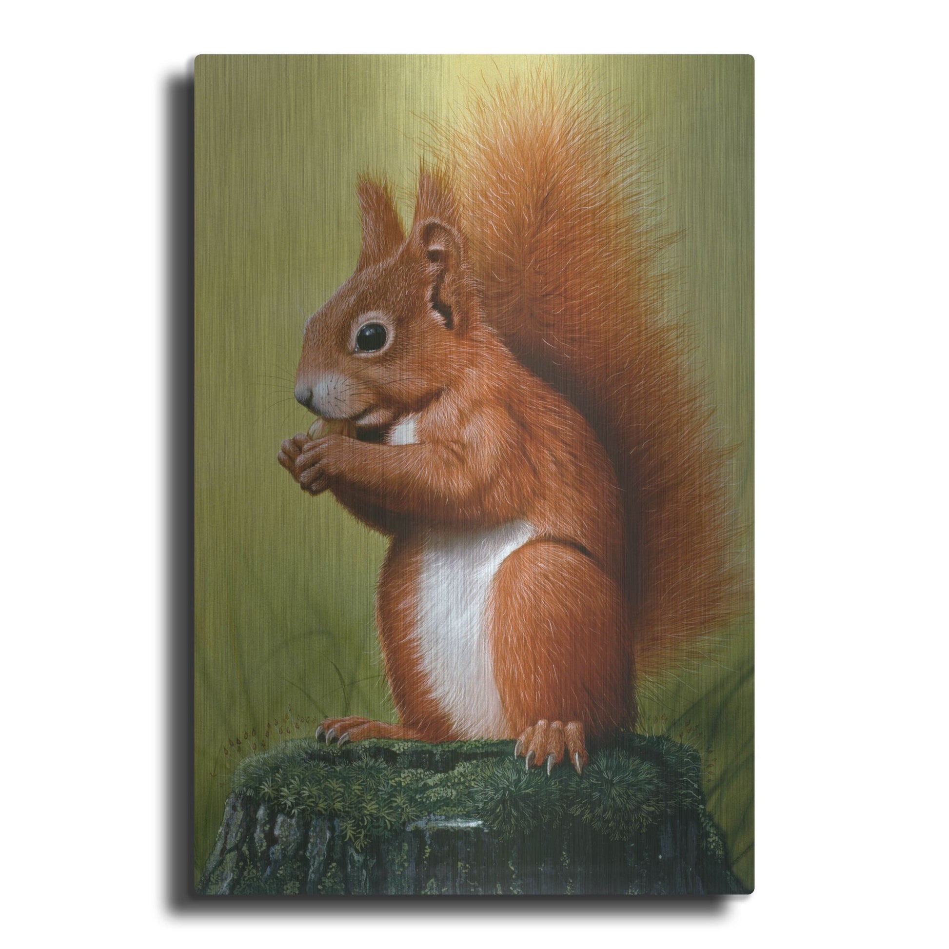 Luxe Metal Art 'Red Squirrel' by Harro Maass, Metal Wall Art