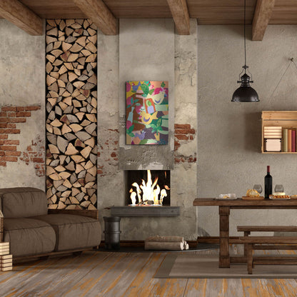 Luxe Metal Art 'Birds In Hats' by Holly McGee, Metal Wall Art,24x36