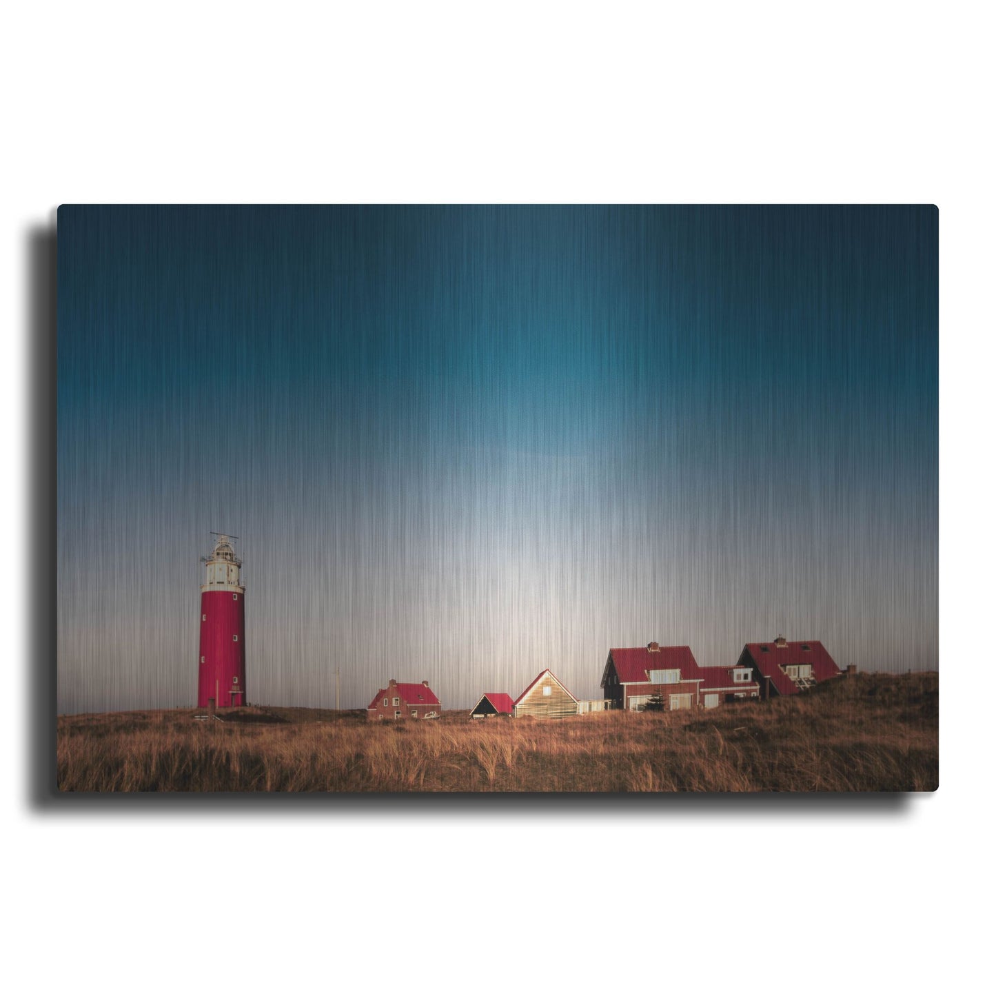 Luxe Metal Art 'Texel Lighthouse' by Istvan Nagy, Metal Wall Art