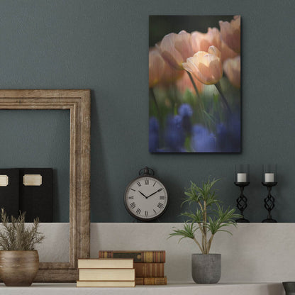 Luxe Metal Art 'Tulip No 1' by Istvan Nagy, Metal Wall Art,12x16