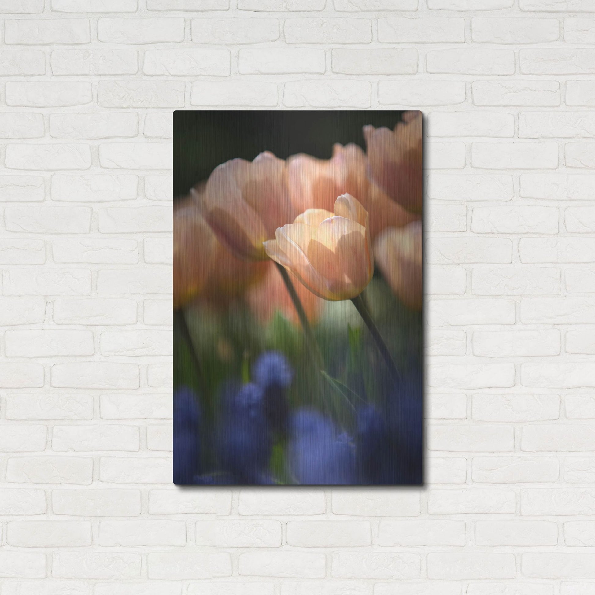 Luxe Metal Art 'Tulip No 1' by Istvan Nagy, Metal Wall Art,24x36