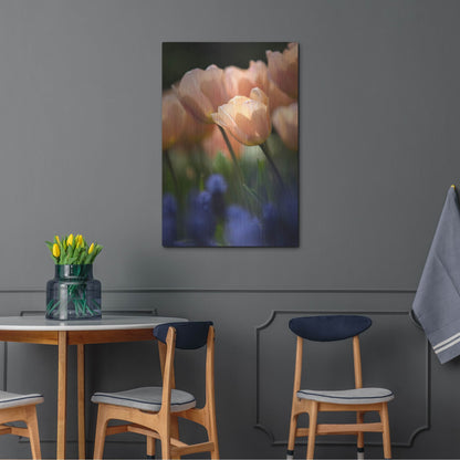 Luxe Metal Art 'Tulip No 1' by Istvan Nagy, Metal Wall Art,24x36