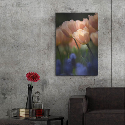 Luxe Metal Art 'Tulip No 1' by Istvan Nagy, Metal Wall Art,24x36