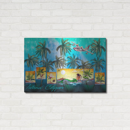 Luxe Metal Art 'Mermaid Clipper' by James Mazzotta, Metal Wall Art,36x24