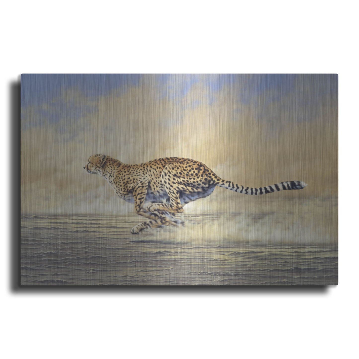 Luxe Metal Art 'Chasing' by Joh Naito, Metal Wall Art