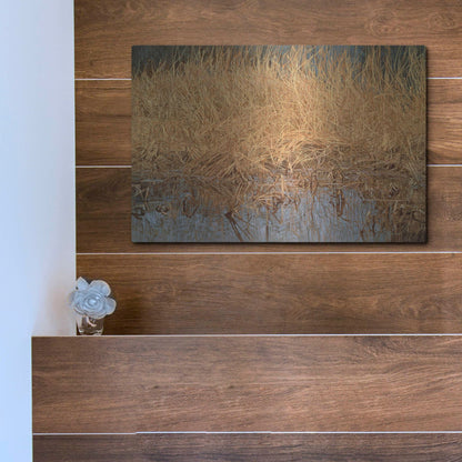 Luxe Metal Art 'Common Snipe' by Joh Naito, Metal Wall Art,16x12