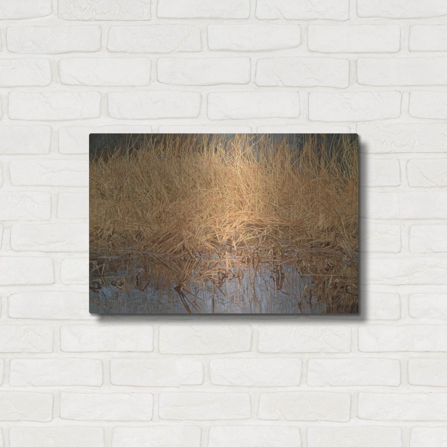 Luxe Metal Art 'Common Snipe' by Joh Naito, Metal Wall Art,24x16