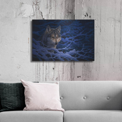 Luxe Metal Art 'Deep Blue' by Joh Naito, Metal Wall Art,36x24