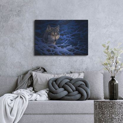 Luxe Metal Art 'Deep Blue' by Joh Naito, Metal Wall Art,36x24