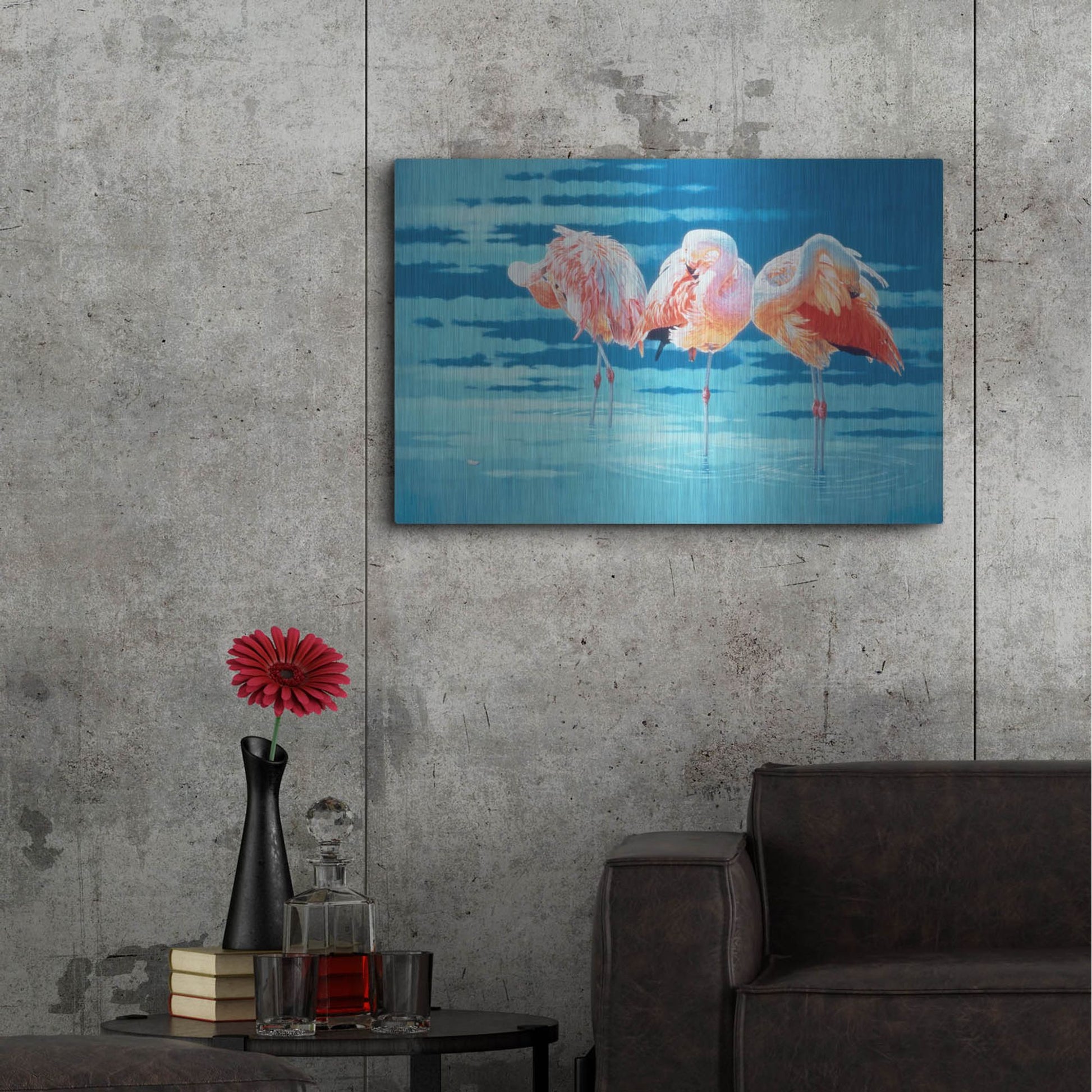 Luxe Metal Art 'Early Summer Breeze' by Joh Naito, Metal Wall Art,36x24